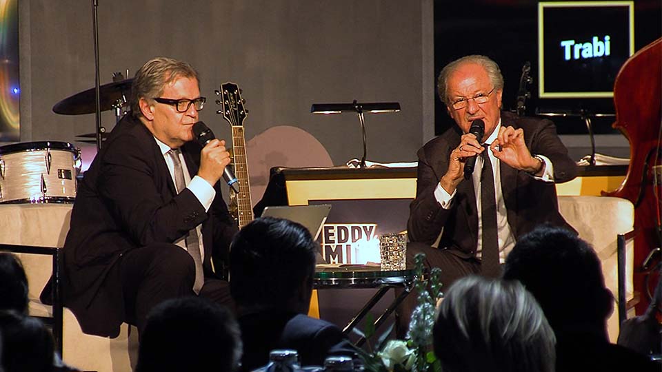 Norbert Haug und Prof. Dr. Wolfgang Reitzle bei der Eröffnungsfeier im Museum