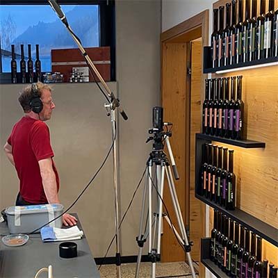 Dreharbeiten Weisser Studios, Dirk Weisser und Thomas Adamer